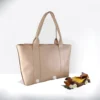 Aueoeo Leather Travel Tote Bag for women, large and versatile, perfect for school, work, and travel.