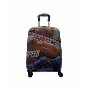Cars Speed Central 18-Inch Kids Trolley Bag – Lightweight Fiber Travel Luggage